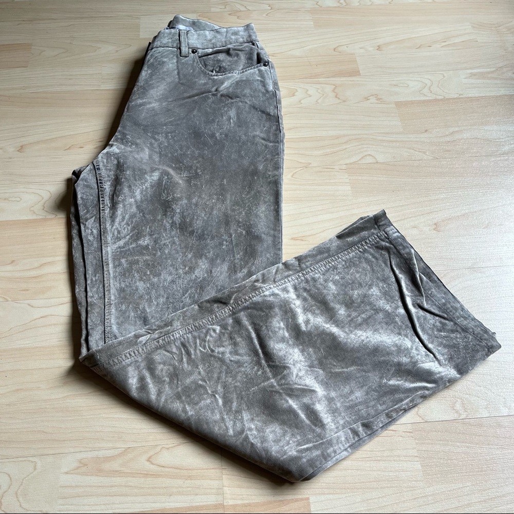 BGN Velvet Straight Leg High Waist Pants Bottoms Size 9